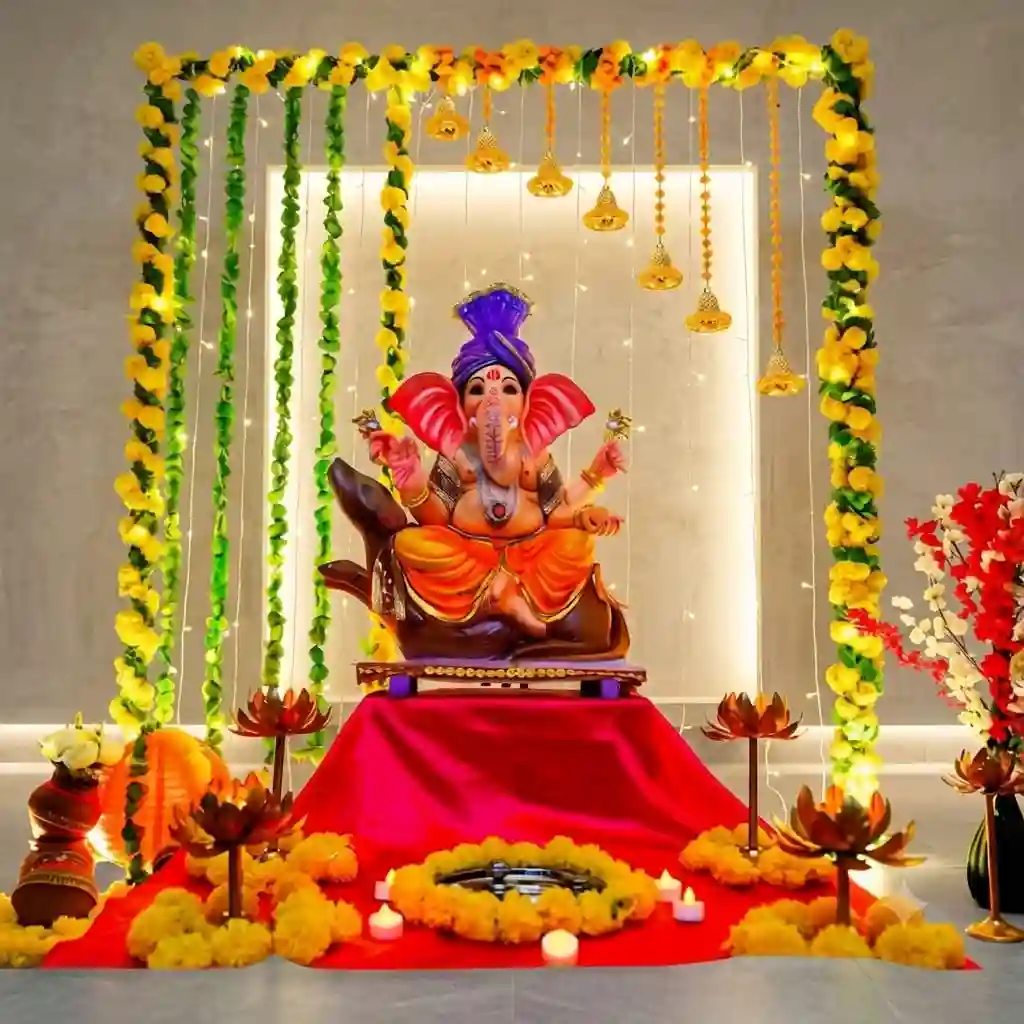 Pooja Bell Ganesh Decoration